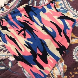 Camo Crop Top